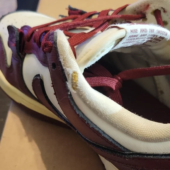 Nike Dunk Low SE Sisterhood Sail Team Red (Womens) Womens Sz 9 - Picture 11 of 11